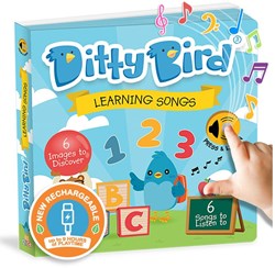 Ditty Bird Soundbuch interaktives Lernspielzeug für Kleinkinder und Vorschulkinder