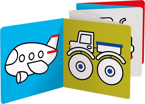 Banana Panda looong Malbuch: Fertig gezeichnete Fahrzeuge 2+-3