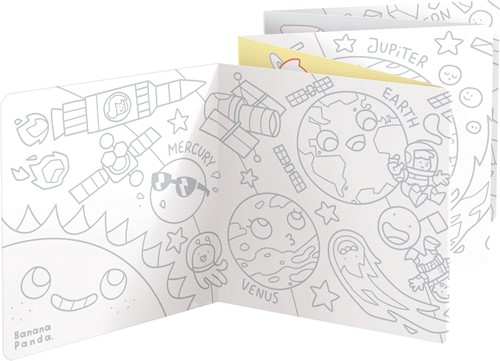 Banana Panda looong Malbuch: Ich liebe Zeichnung Raum 4+-3