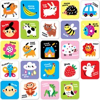 Banana Panda Kontrastreiche Babykarten 6m+ 9m+-2