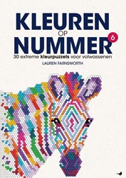 MUS Creatief Malbuch Puzzle-Tiere Malen nach Zahlen 6 für Erwachsene