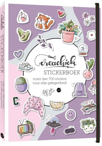 MUS Creatief Stickerbuch CreaChick - 50 Bögen kreative Aufkleber