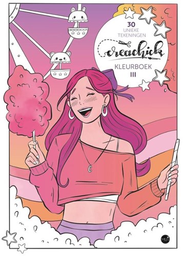 Kluitman Malbuch CreaChick III 30 Ausmalbilder für Kinder und Erwachsene