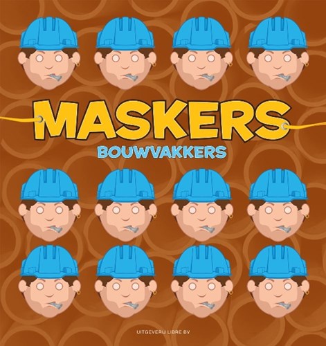 Harlekijn Bauarbeiter Masken - Kreative Verkleidungsmasken für Kinder