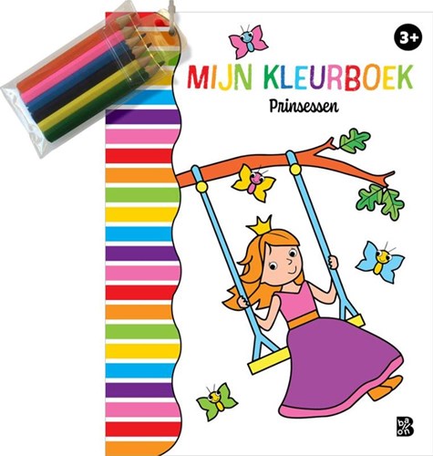 Kleurboek met Kleurpotloodjes - Prinsessen