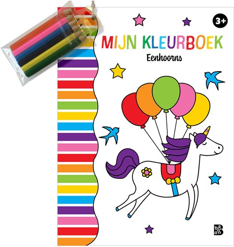 Einhorner Malbuch mit Buntstiften - Kreativer Malspaß ab 3 Jahren