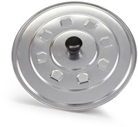 Inno Cuisinno Pfannendeckel Paellapfanne Aluminium Silber 36 cm-2