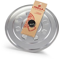 Inno Cuisinno Pfannendeckel Paellapfanne Aluminium Silber 36 cm