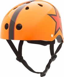 Coconuts Kinderhelm Fahrradhelm orange Stern Medium für 6-10 Jahre Orange star