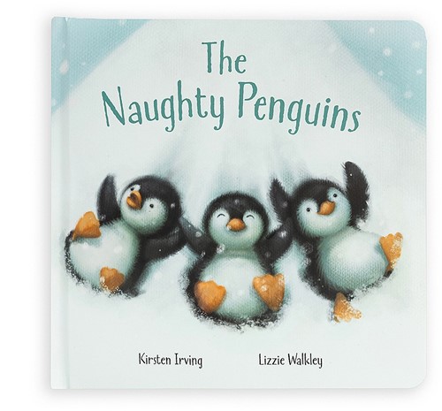 Jellycat The Naughty Penguins Buch - 21cm