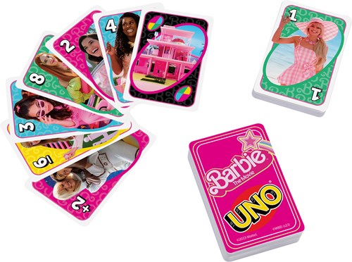 Mattel UNO Barbie The Movie Kartenspiel für Kinder und Erwachsene-2