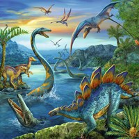 Ravensburger Dinosaurier Puzzle - 3x49 Teile - Kinderpuzzle-2