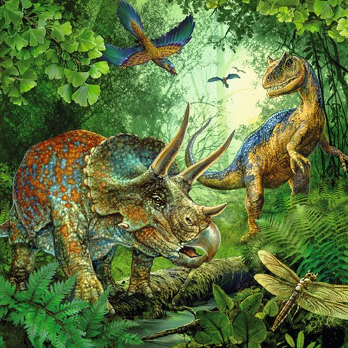 Ravensburger Dinosaurier Puzzle - 3x49 Teile - Kinderpuzzle-3