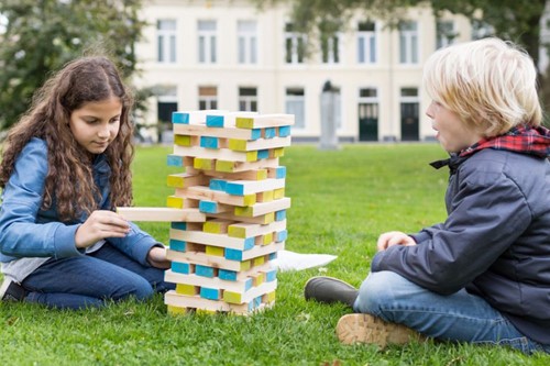 BS Toys Großer Turm mit Würfel-3