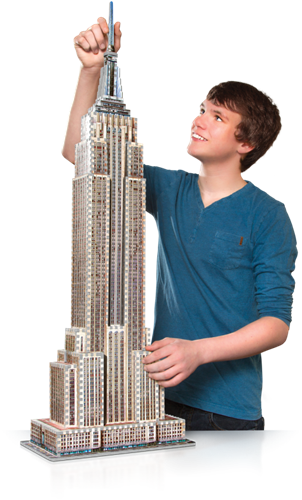 Wrebbit Wrebbit 3D-Puzzle – Empire State Building (975)-2