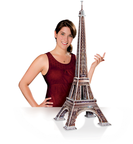 Wrebbit Wrebbit 3D-Puzzle – La Tour Eiffel (816)-2