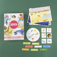 Jumbo Lernspiel Ich entdecke Tiere - Montessori Spielzeug-2