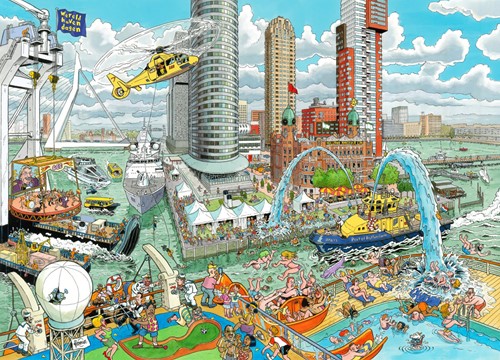 Ravensburger 165605 Fleroux Rotterdam Puzzle-2