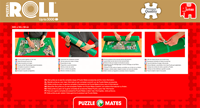 Jumbo Puzzle-Matte Puzzle & Roll 1500-3000 Teile grün Filz-2