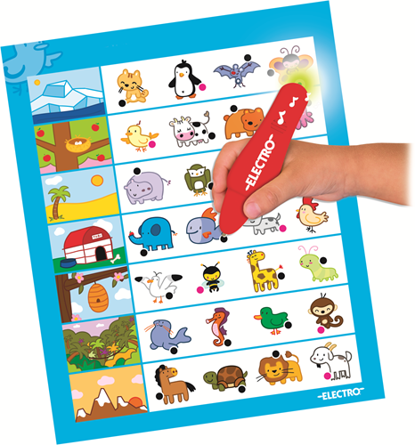 Jumbo Lernspielzeug Electro Wonderpen Dierenpret - Tierspaß Lernspiel-3