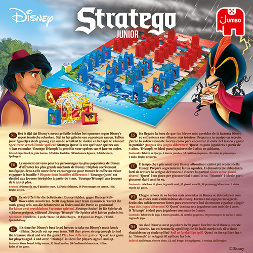 Jumbo Stratego Junior Disney Brettspiel - Disney Spiel für Kinder-2
