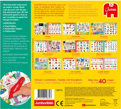 Jumbo Lernspiel Electro Op School - pädagogisches Spielzeug-2