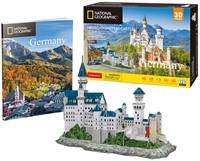 Cubic Fun 3D Puzzel National Geographic Neuschwanstein Kasteel-2