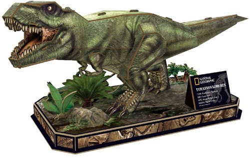 Cubic Fun 3D Puzzel National Geographic T-Rex-3