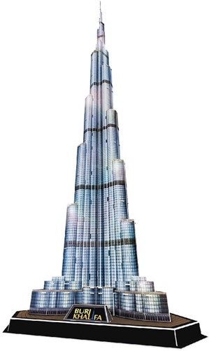 Cubic Fun 3D Puzzel Burj Khalifa met Led Verlichting-3