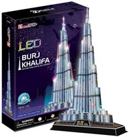 Cubic Fun 3D Puzzel Burj Khalifa met Led Verlichting-2