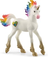Schleich bayala Regenbogen Einhorn Fohlen - Unicorn Spielzeug - Kinder-2