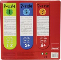 Goula Holz Schulpuzzle - Formenpuzzle 7 Teile Lernspielzeug-2