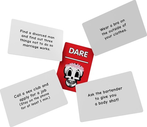Mad Party Games Junggesellinnenabschiedsspiel MadWish Hen Party Trinkspiel Karten-3