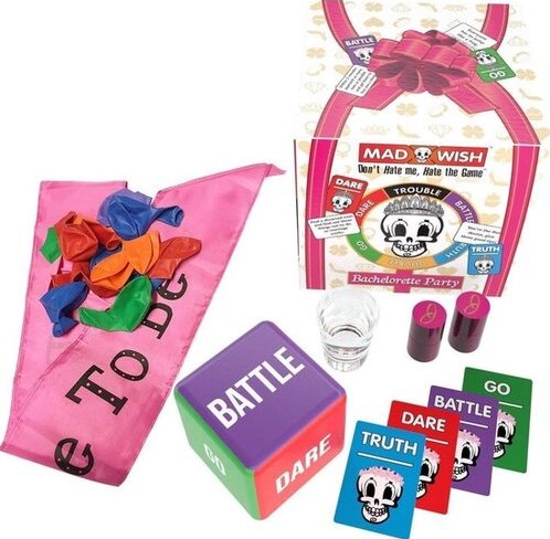 Mad Party Games Junggesellinnenabschiedsspiel MadWish Hen Party Trinkspiel Karten-2