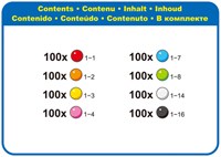 Aquabeads Bastel Nachfüll-Perlenpaket - 800 Stück mehrfarbig-3