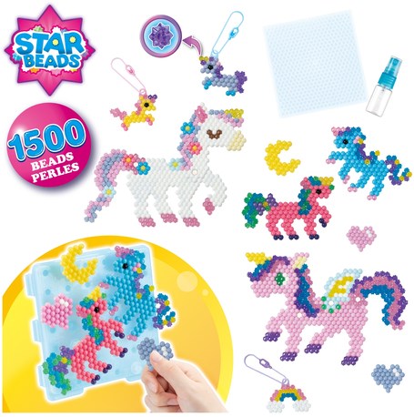 Epoch Aquabeads Einhorn Bastelset - 1500 Perlen - Kreativbrett-2