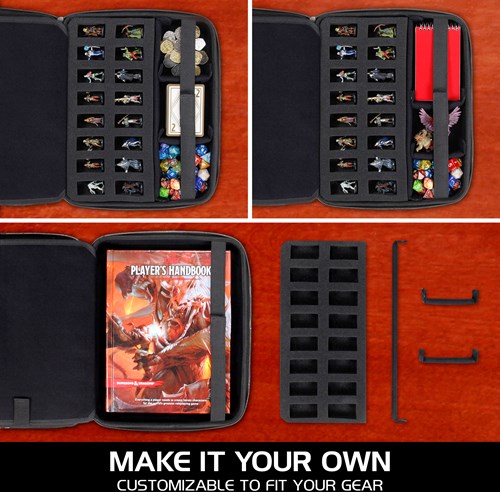 Enhance Gaming RPG Organizer Case Collector's Edition rot - DnD Aufbewahrungsmappe-3