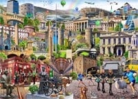 Gibsons Puzzle Dublin Calling 1000 Teile - Lernspiel-2