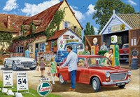 Gibsons Puzzle Familienausflug 4x500 Teile Nostalgie Erwachsene-2