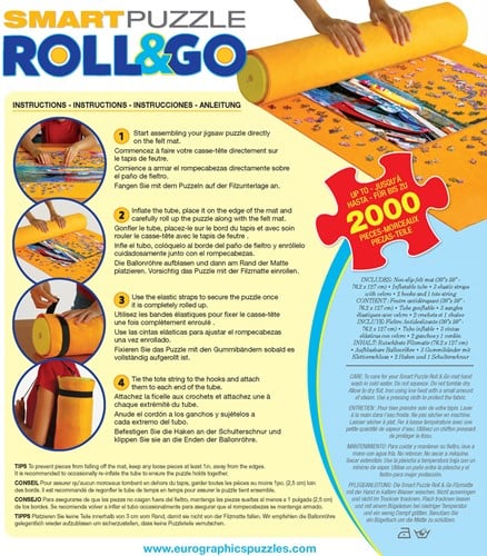 Eurographics Puzzle Smart Puzzle Roll & Go Mat-2