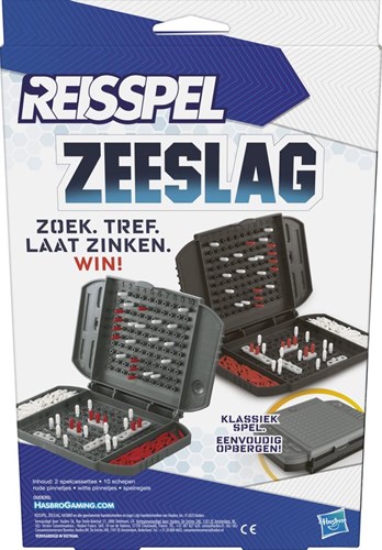 Hasbro Schiffe versenken Reisespiel - strategisches Brettspiel für unterwegs-2