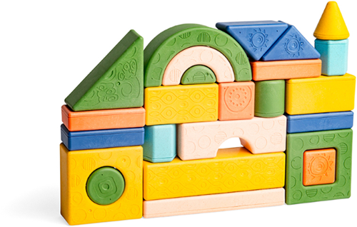 Tiger Tribe Bio-Bausteine Deluxe Bauset - nachhaltiges Spielzeug-2