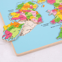 BigJigs Lernpuzzle Britische Inseln Holzkarte für Kinder-3