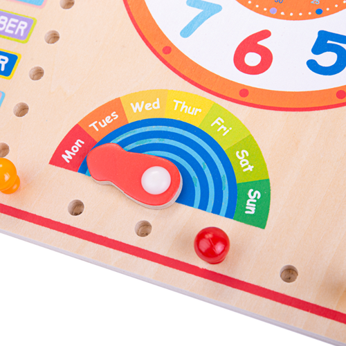 Bigjigs Kalender, Uhr Tage und Monate-3