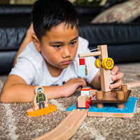 Bigjigs Kran-Dock, Beiboot und Taucher-3