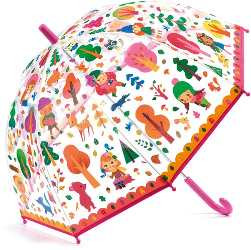 DJECO Regenschirm, Waldzubehör, Unisex, mehrfarbig, einfarbig