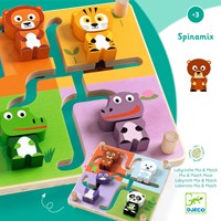 Djeco JEUX  EDUCATIFS BOIS - JEUX EDUCATIFS BOIS Spinamix - FSC 100%