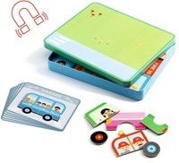 Djeco JEUX  EDUCATIFS BOIS - INZEBOX Inzebox Vehicles - FSC 100%