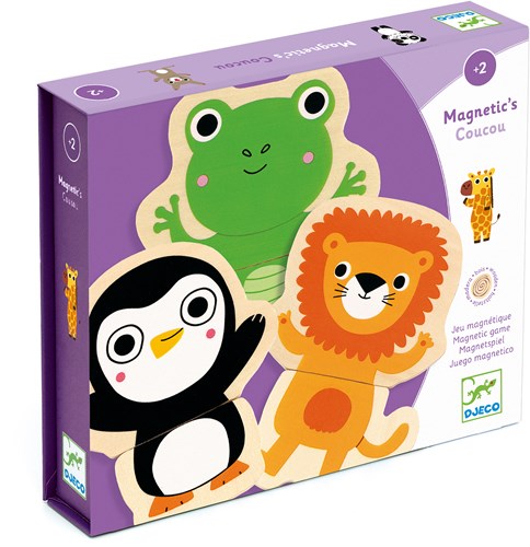 Djeco JEUX  EDUCATIFS BOIS - MAGNETIQUES BOIS Coucou - FSC 100%