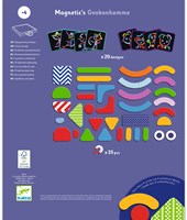 Djeco JEUX  EDUCATIFS BOIS - MAGNETIQUES BOIS Geobonhomme - FSC 100%